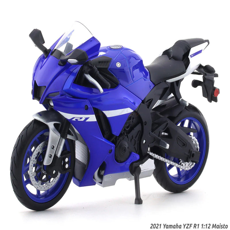 Maisto 2021 Yamaha YZF R1 1:12 Maisto licensed diecast Scale Model bike collectible