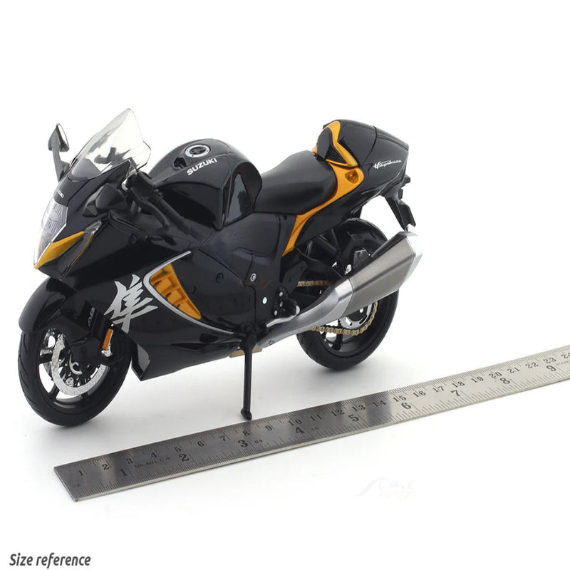 Maisto 2022 Suzuki Hayabusa Black 1:12 Maisto Licensed Scale Model bike collectible