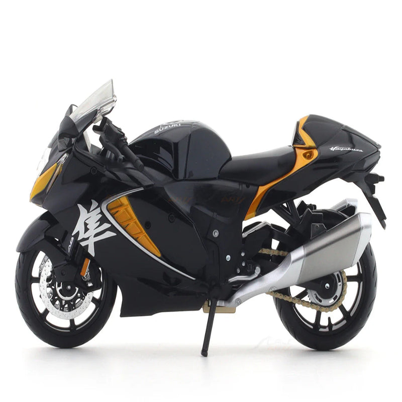 Maisto 2022 Suzuki Hayabusa Black 1:12 Maisto Licensed Scale Model bike collectible