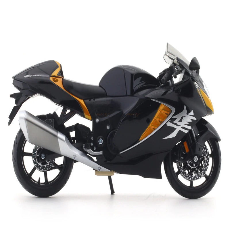 Maisto 2022 Suzuki Hayabusa Black 1:12 Maisto Licensed Scale Model bike collectible