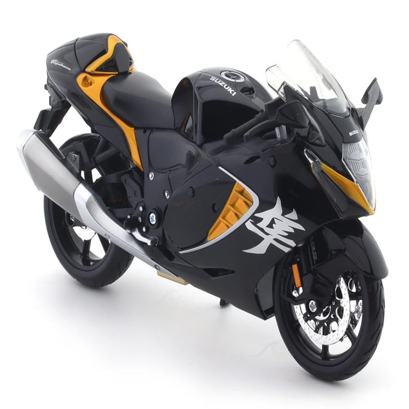 Maisto 2022 Suzuki Hayabusa Black 1:12 Maisto Licensed Scale Model bike collectible