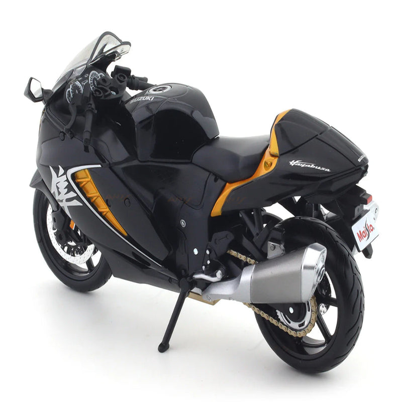 Maisto 2022 Suzuki Hayabusa Black 1:12 Maisto Licensed Scale Model bike collectible