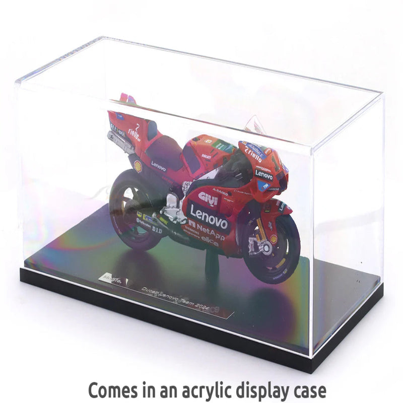 Maisto 2024 Ducati Desmosedici GP #1 Moto GP Pecco 1:18 Maisto Licensed Diecast Scale Model Bike Collectible