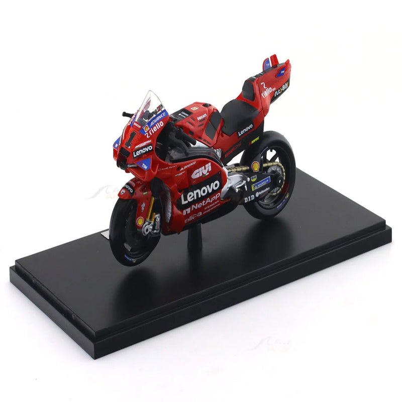 Maisto 2024 Ducati Desmosedici GP #1 Moto GP Pecco 1:18 Maisto Licensed Diecast Scale Model Bike Collectible