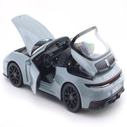 Maisto 2025 Porsche 911 992.2 Targa 4 GTS Hybrid Aventurine Green 1:18 Maisto Licensed Diecast Scale Model Car Collectible