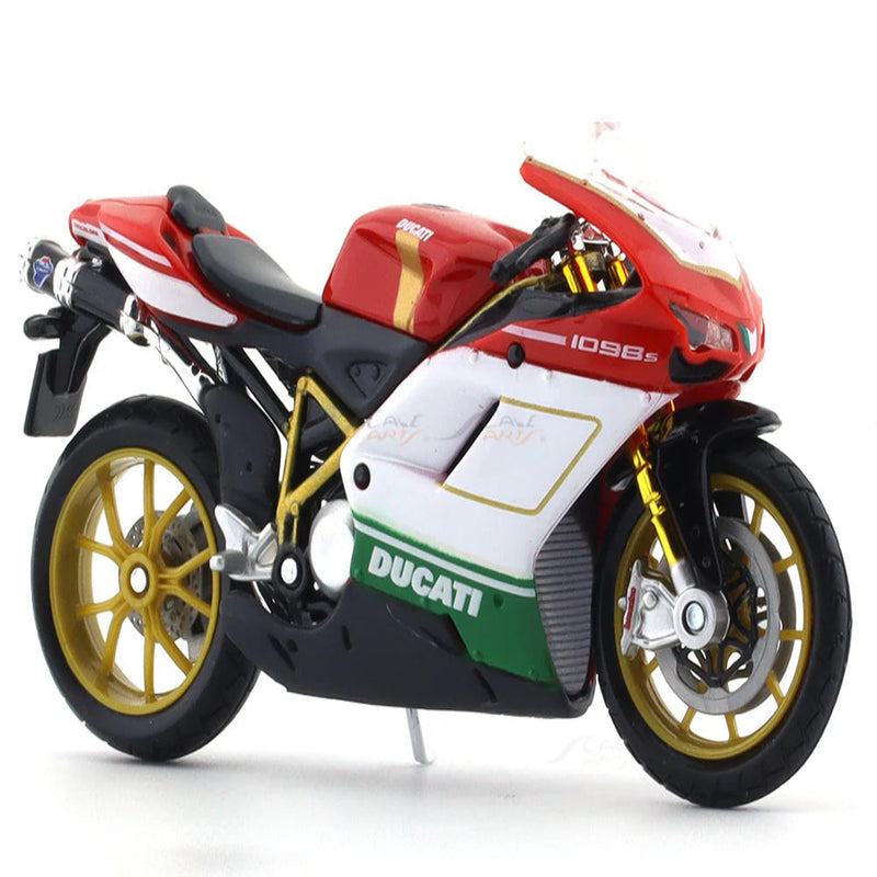 Maisto Ducati 1098 S Tricolor 1:18 Maisto licensed Scale Model bike collectible