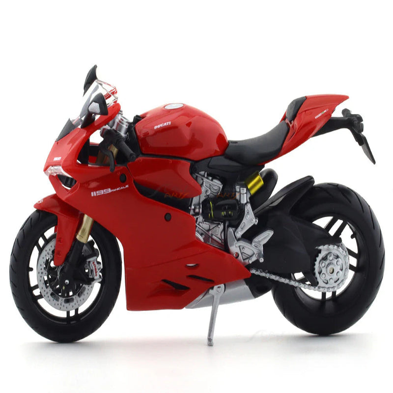 Maisto Ducati 1199 Panigale 1:12 Maisto Licensed Scale Model bike collectible -Red