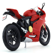 Maisto Ducati 1199 Panigale 1:12 Maisto Licensed Scale Model bike collectible -Red