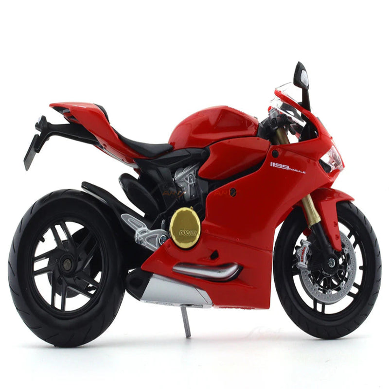 Maisto Ducati 1199 Panigale 1:12 Maisto Licensed Scale Model bike collectible -Red