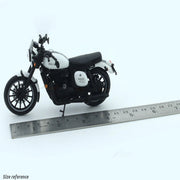Maisto Jawa 42 White 1:18 Maisto licensed diecast scale model bike collectible