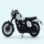 Maisto Jawa 42 White 1:18 Maisto licensed diecast scale model bike collectible