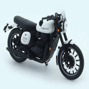 Maisto Jawa 42 White 1:18 Maisto licensed diecast scale model bike collectible