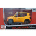 Maisto Jeep Renegade orange 1:24 Maisto licensed diecast Scale Model car-Vehicles-Maisto-Toycra