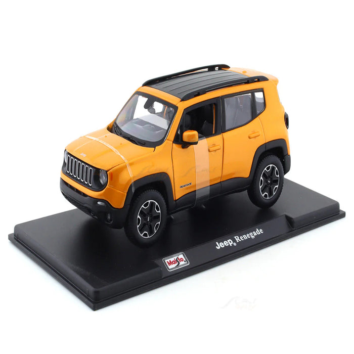 Maisto Jeep Renegade orange 1:24 Maisto licensed diecast Scale Model car-Vehicles-Maisto-Toycra
