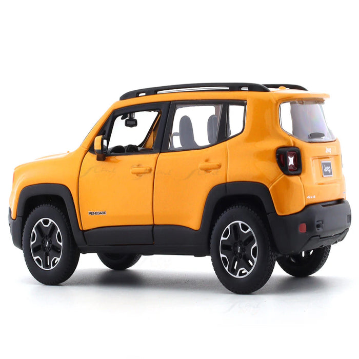 Maisto Jeep Renegade orange 1:24 Maisto licensed diecast Scale Model car-Vehicles-Maisto-Toycra