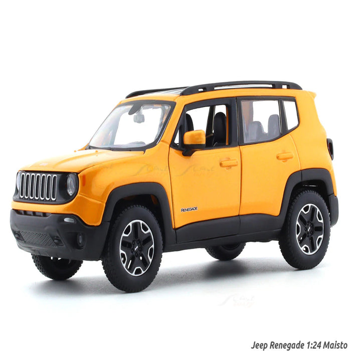 Maisto Jeep Renegade orange 1:24 Maisto licensed diecast Scale Model car-Vehicles-Maisto-Toycra