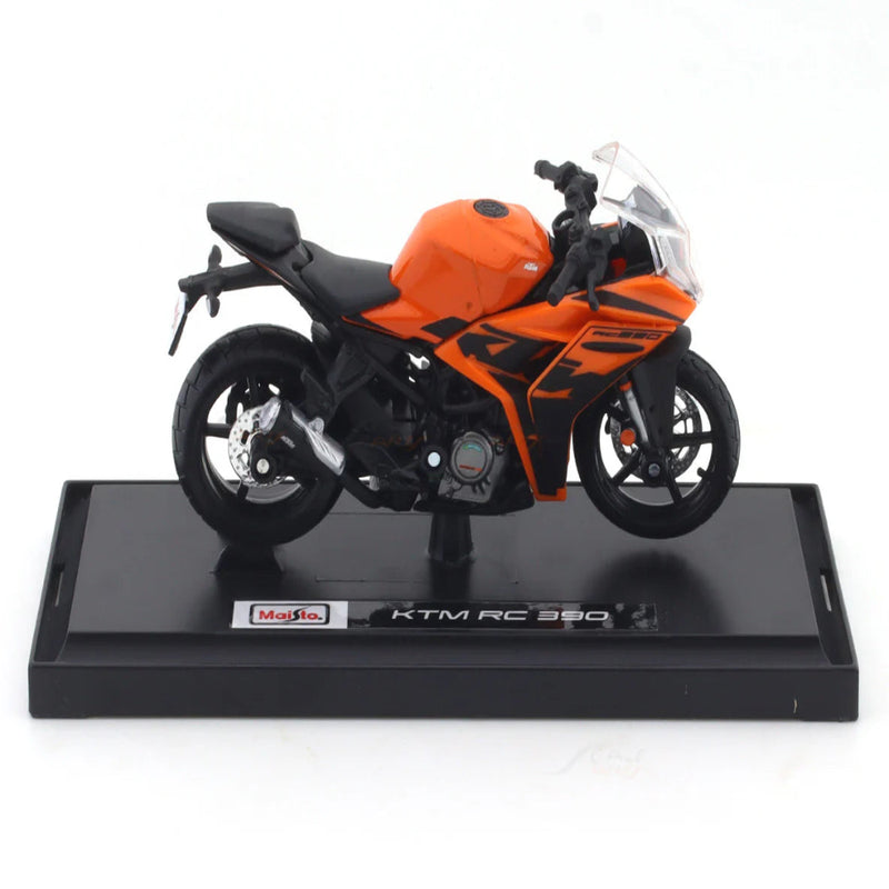 Maisto KTM RC390 Orange 1:18 Maisto licensed diecast scale model bike collectible