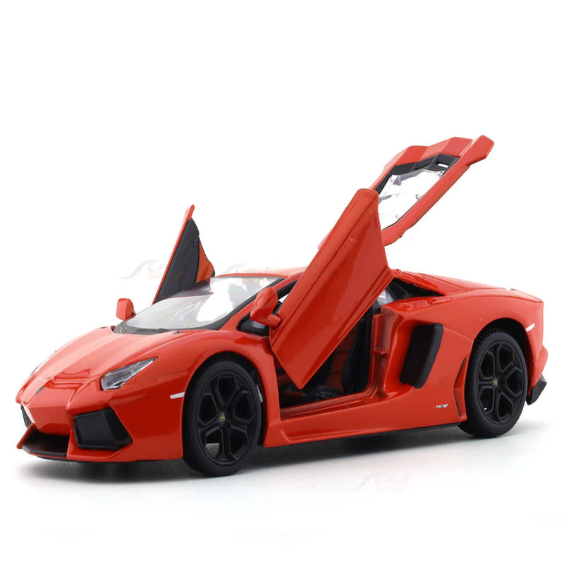 Maisto Lamborghini Aventador Coupe orange 1:24 Maisto licensed diecast Scale Model car