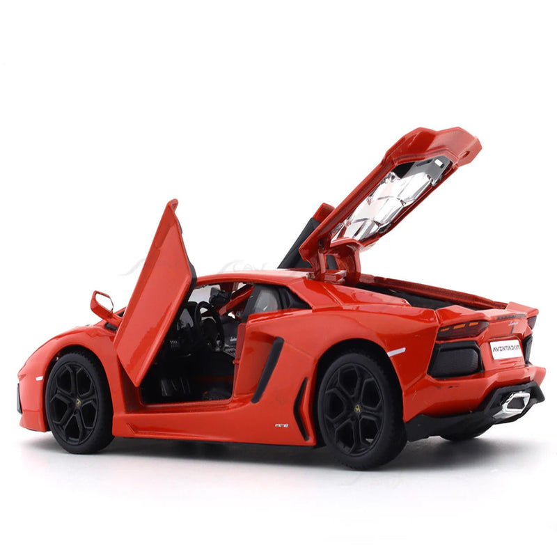 Maisto Lamborghini Aventador Coupe orange 1:24 Maisto licensed diecast Scale Model car