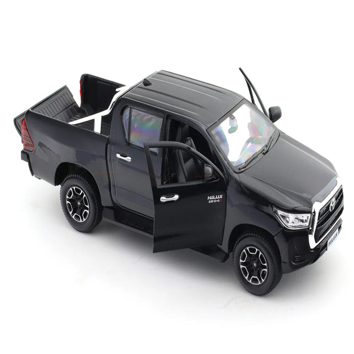 Maisto Toyota Hilux Black 1:27 Maisto licensed diecast Scale Model car collectible-Vehicles-Maisto-Toycra
