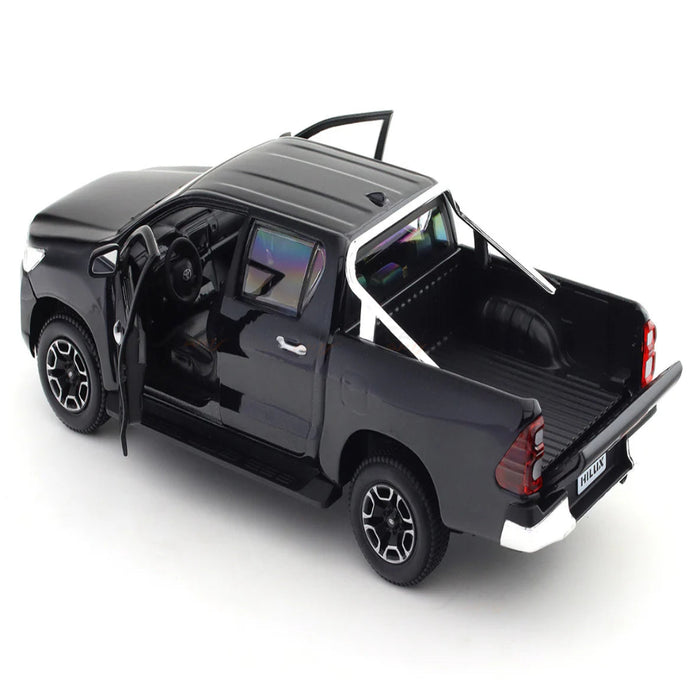 Maisto Toyota Hilux Black 1:27 Maisto licensed diecast Scale Model car collectible-Vehicles-Maisto-Toycra