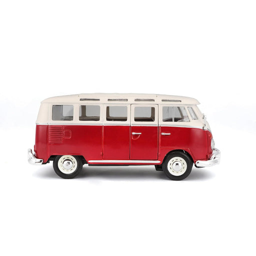Maisto Volkswagen Van 'Samba' Bus Red And Beige - 51956