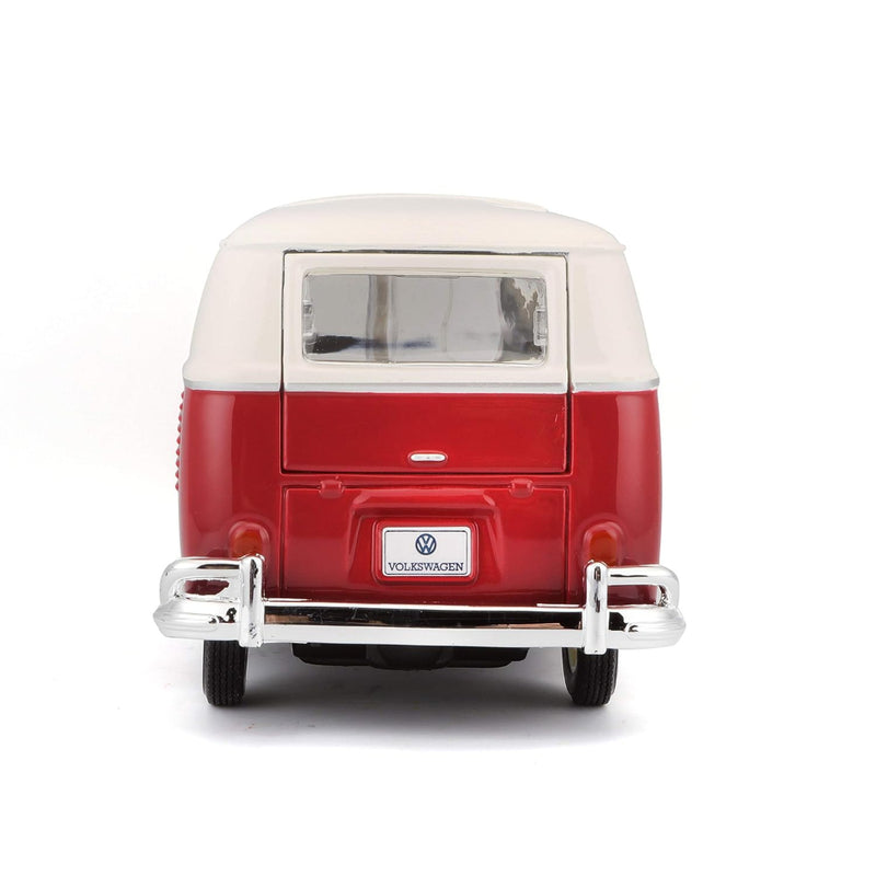 Maisto Volkswagen Van 'Samba' Bus Red And Beige - 51956