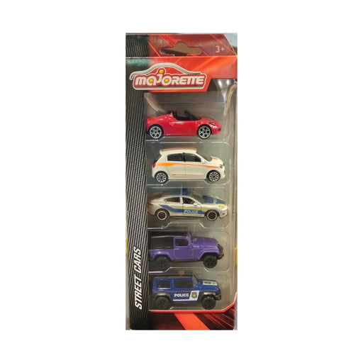 Majorette 5 Piece Street Cars Set - New-Vehicles-Majorette-Toycra
