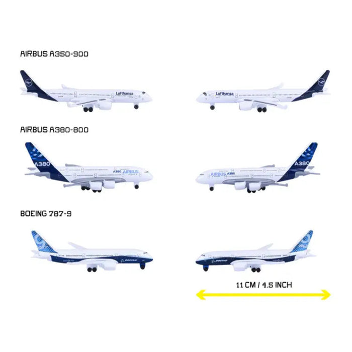 Majorette Airplane- Set of 3-Vehicles-Majorette-Toycra