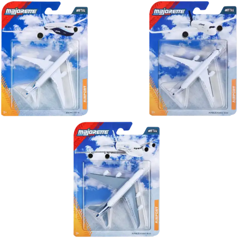 Majorette Airplane- Set of 3