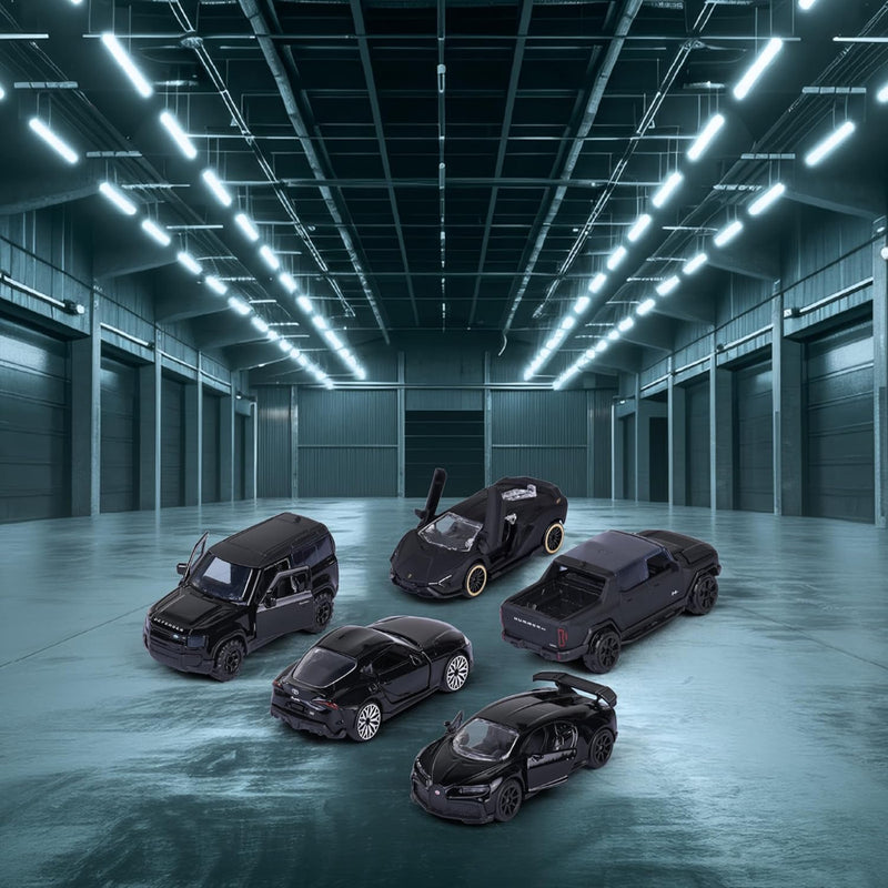 Majorette Car Set Black Edition