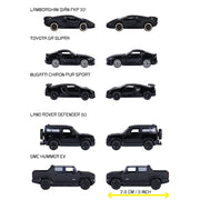 Majorette Car Set Black Edition
