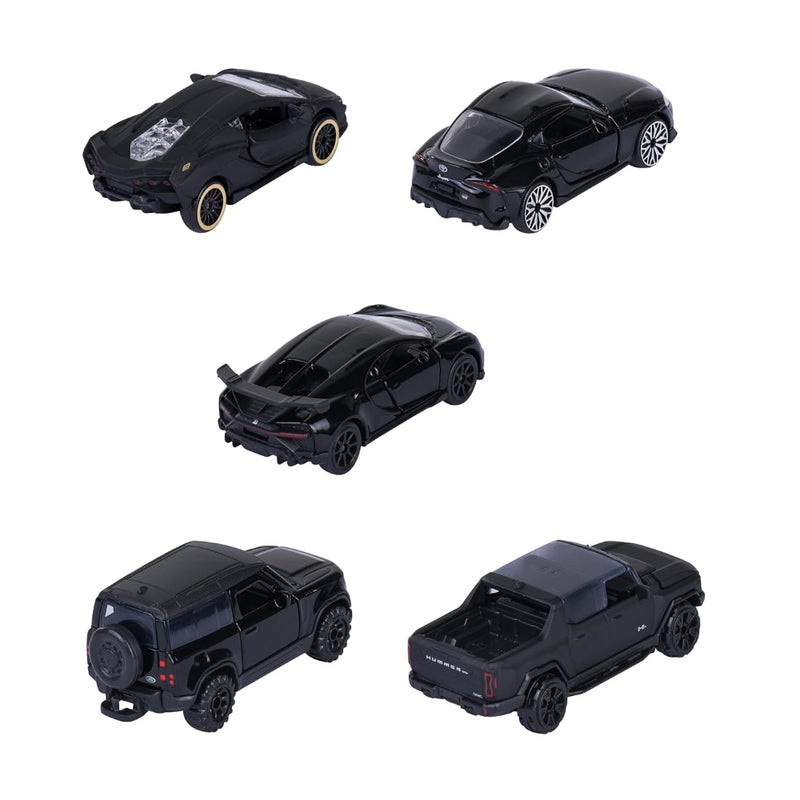 Majorette Car Set Black Edition