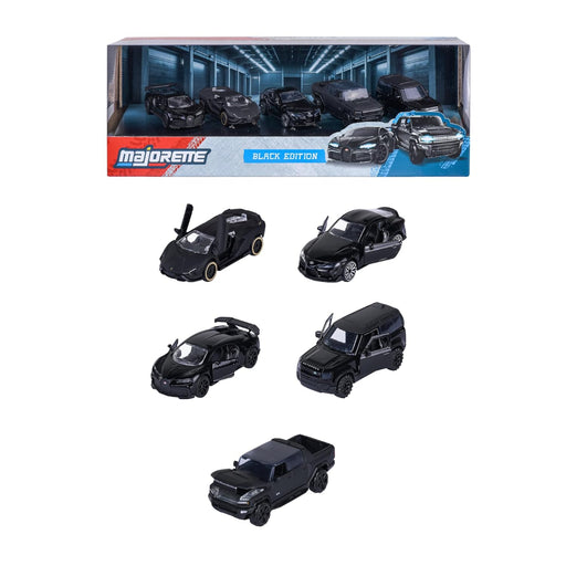 Majorette Car Set Black Edition-Vehicles-Majorette-Toycra