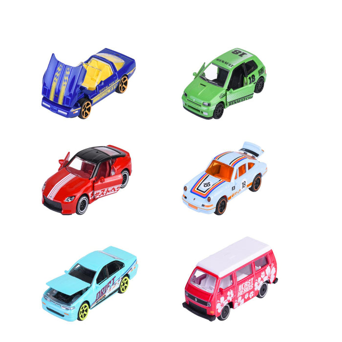 Majorette CastHeads Premium Cars -Set of 6-Vehicles-Majorette-Toycra