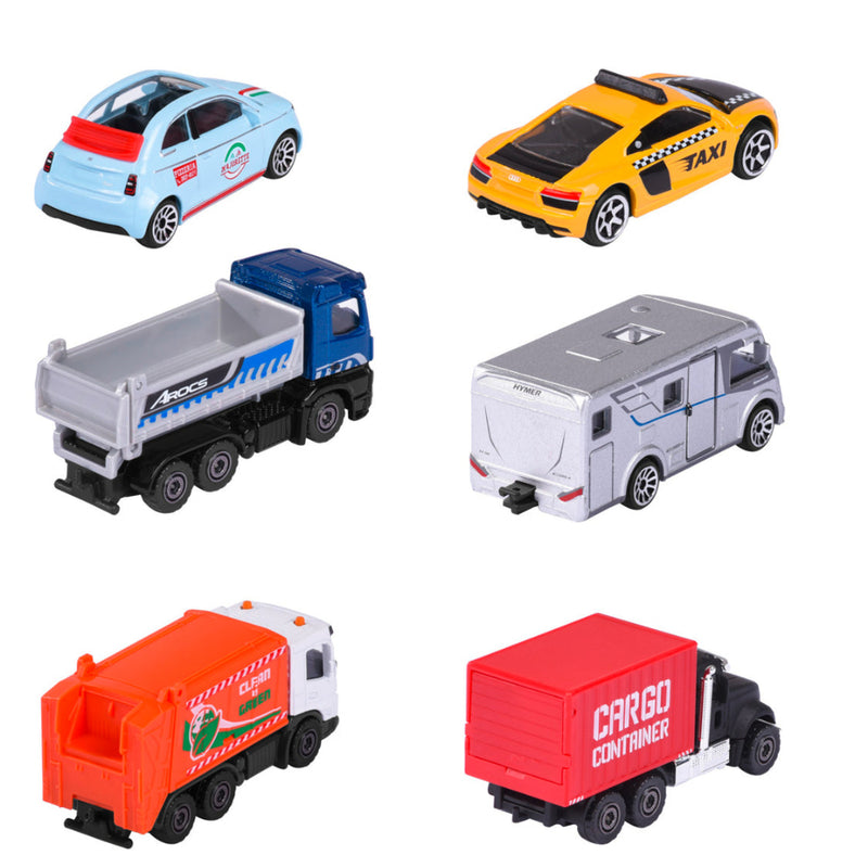 Majorette City Car - Set of 6