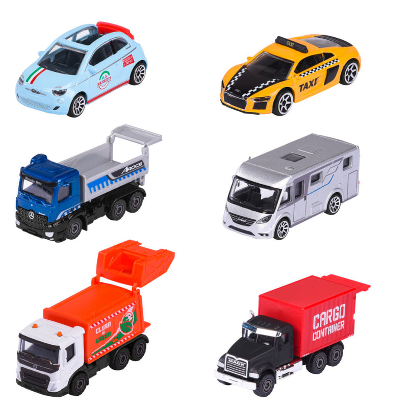 Majorette City Car - Set of 6