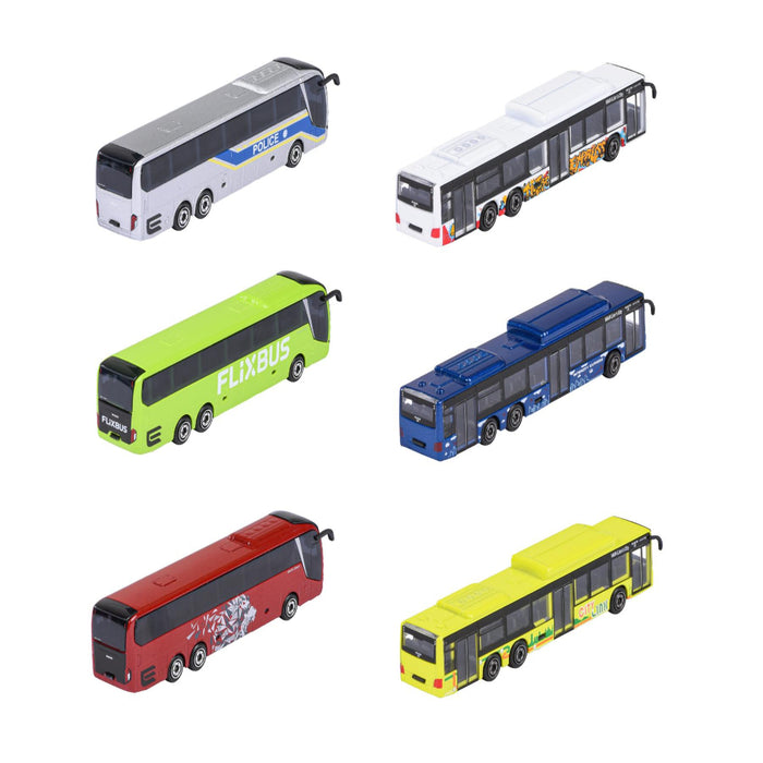 Majorette City MAN Bus - Set of 6-Vehicles-Majorette-Toycra