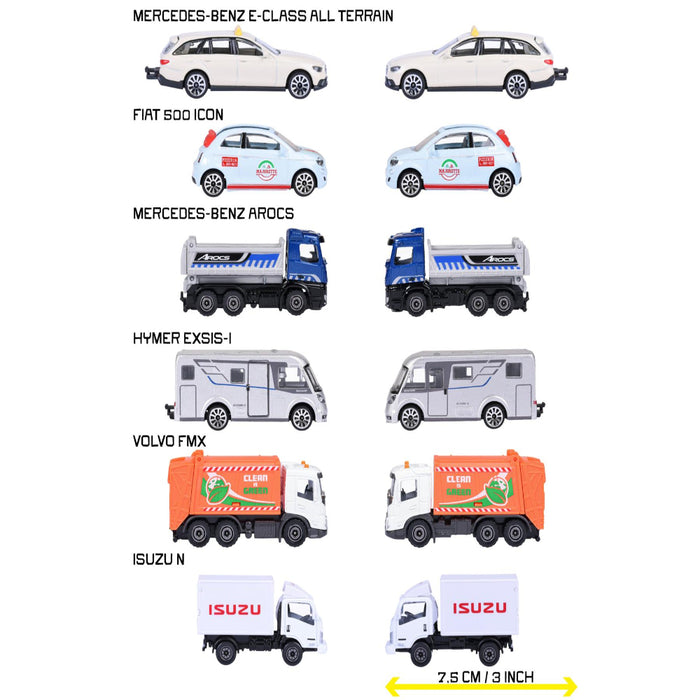 Majorette City Premium Cars- Set of 6-Vehicles-Majorette-Toycra