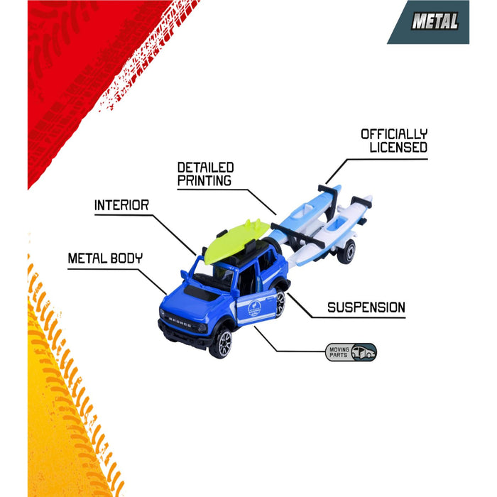 Majorette City Trailer - Set of 6-Vehicles-Majorette-Toycra