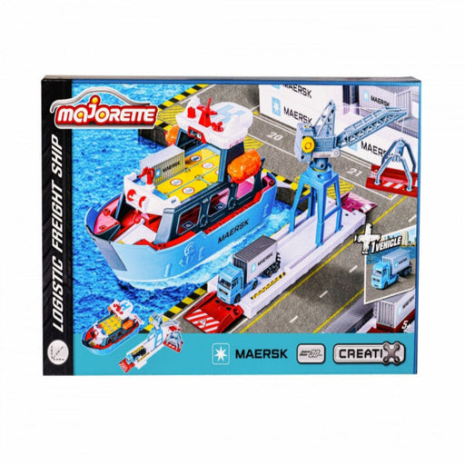 Majorette Creatix Logistic Freight Ship+1 Vehicle-Vehicles-Majorette-Toycra