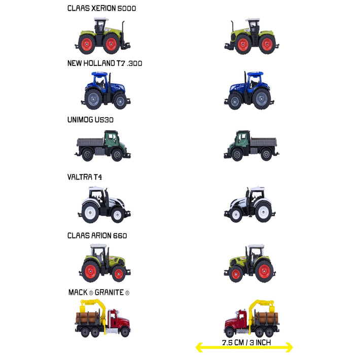 Majorette Farm Premium Vehicles -Set of 6-Vehicles-Majorette-Toycra