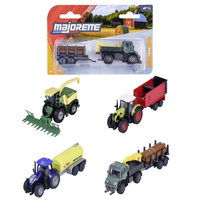 Majorette Farm Trailer - Set of 4-Vehicles-Majorette-Toycra