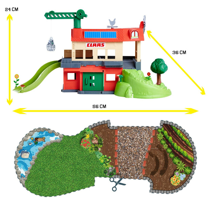 Majorette Farmyard Claas Farm Play Set-Vehicles-Majorette-Toycra