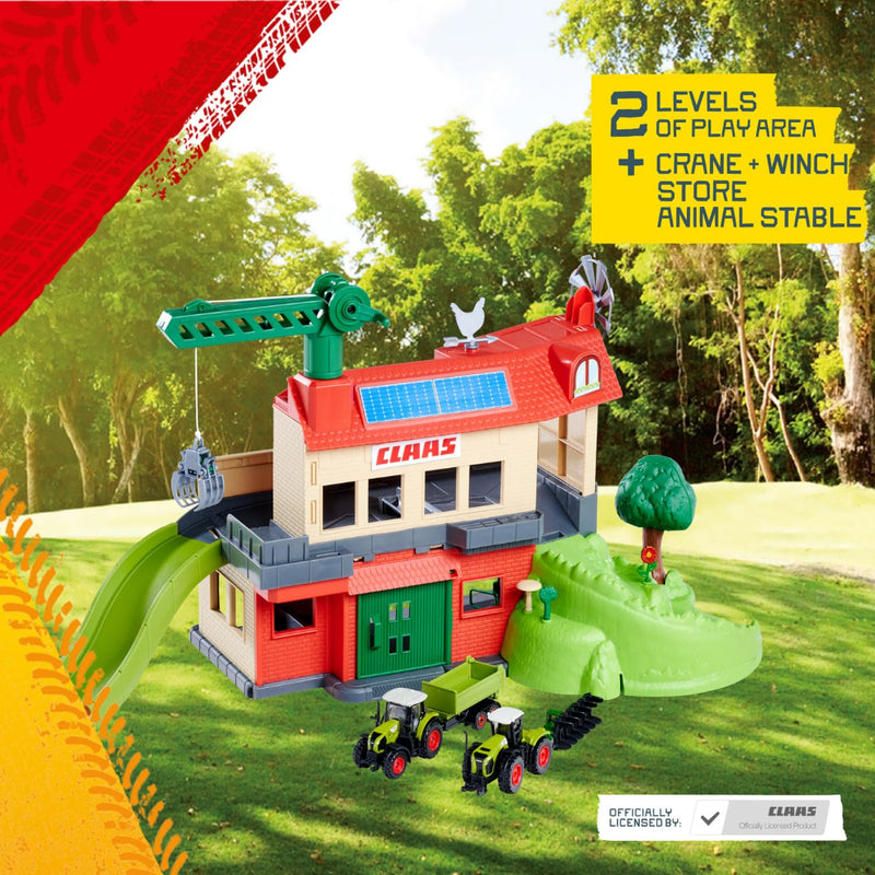 Majorette Farmyard Claas Farm Play Set