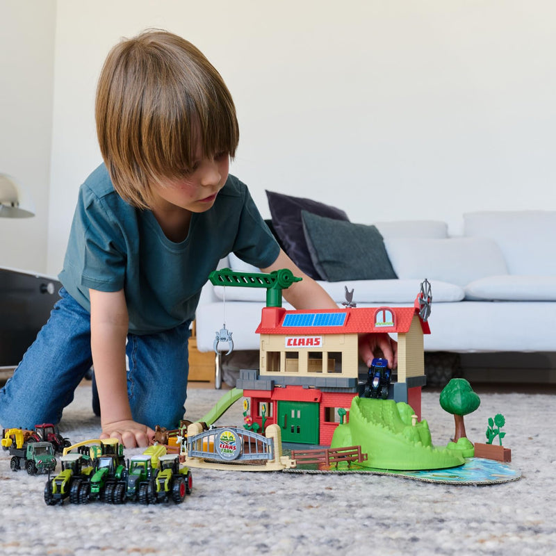 Majorette Farmyard Claas Farm Play Set