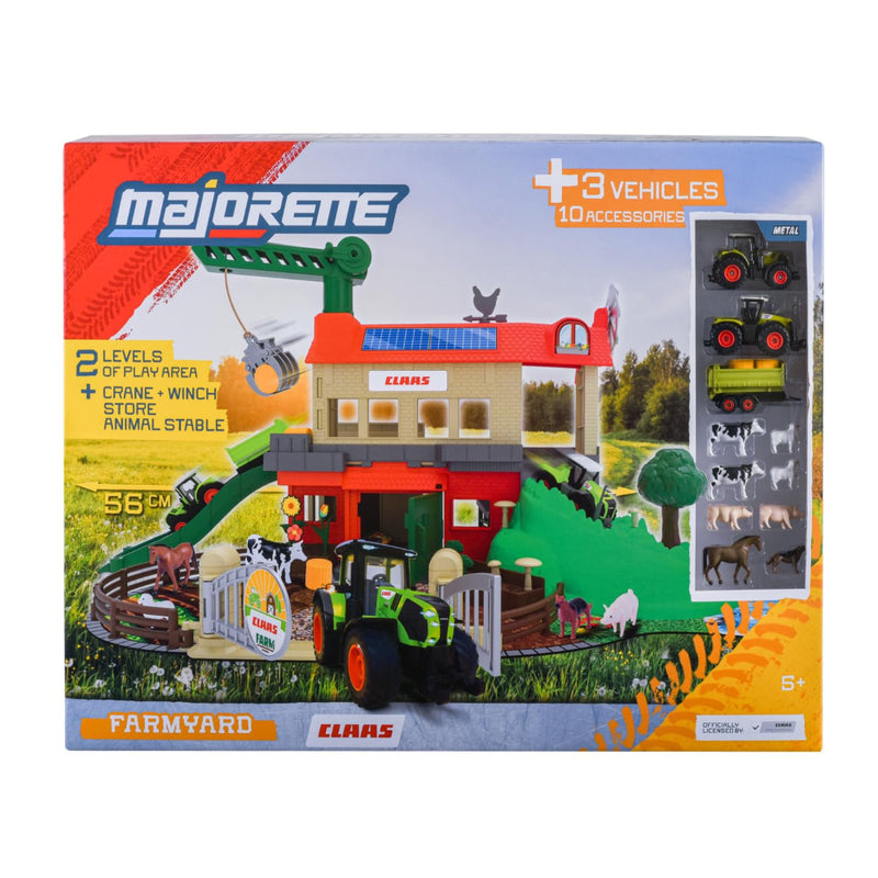 Majorette Farmyard Claas Farm Play Set