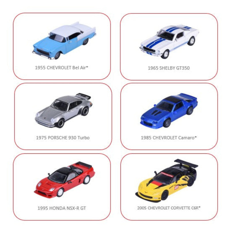 Majorette Iconic Collectible 1:64 Scale Model - (Wave1 - Set of 6)