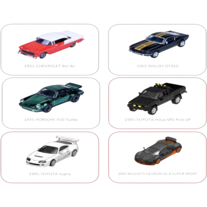 Majorette Iconic Collectible 1:64 Scale Model - (Wave3 - Set of 6)-Vehicles-Majorette-Toycra