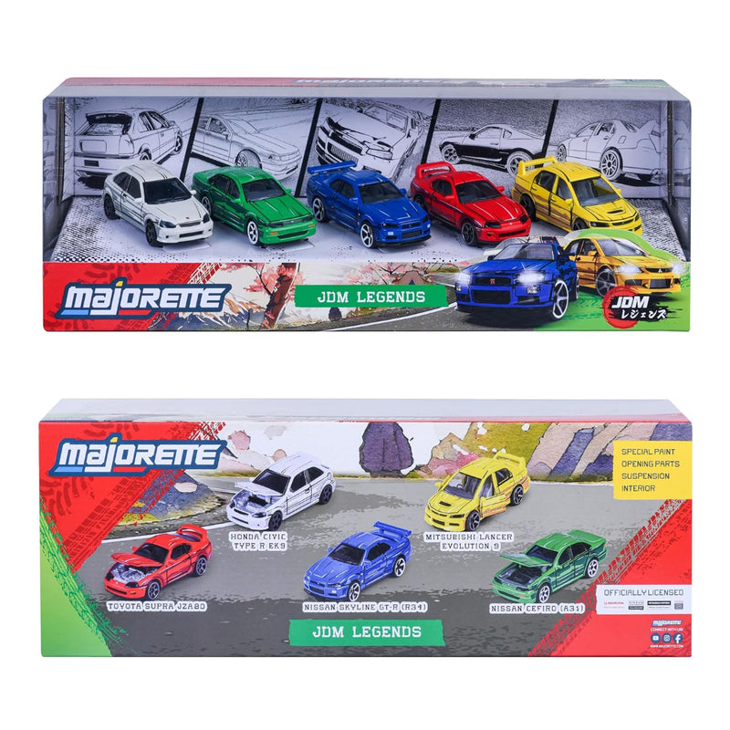 Majorette JDM Legends Anime 5 Pieces Giftpack